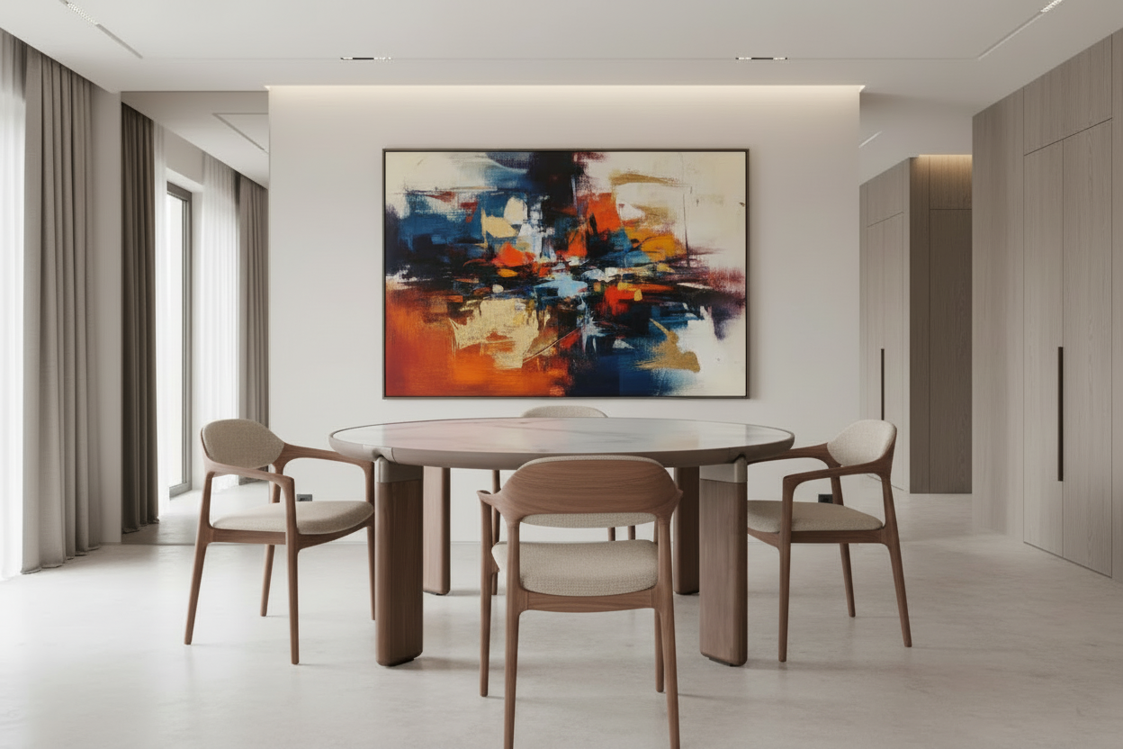 Kajo Round — Lacquered & Solid Walnut Dining Table Doute de Claude dans catalogue