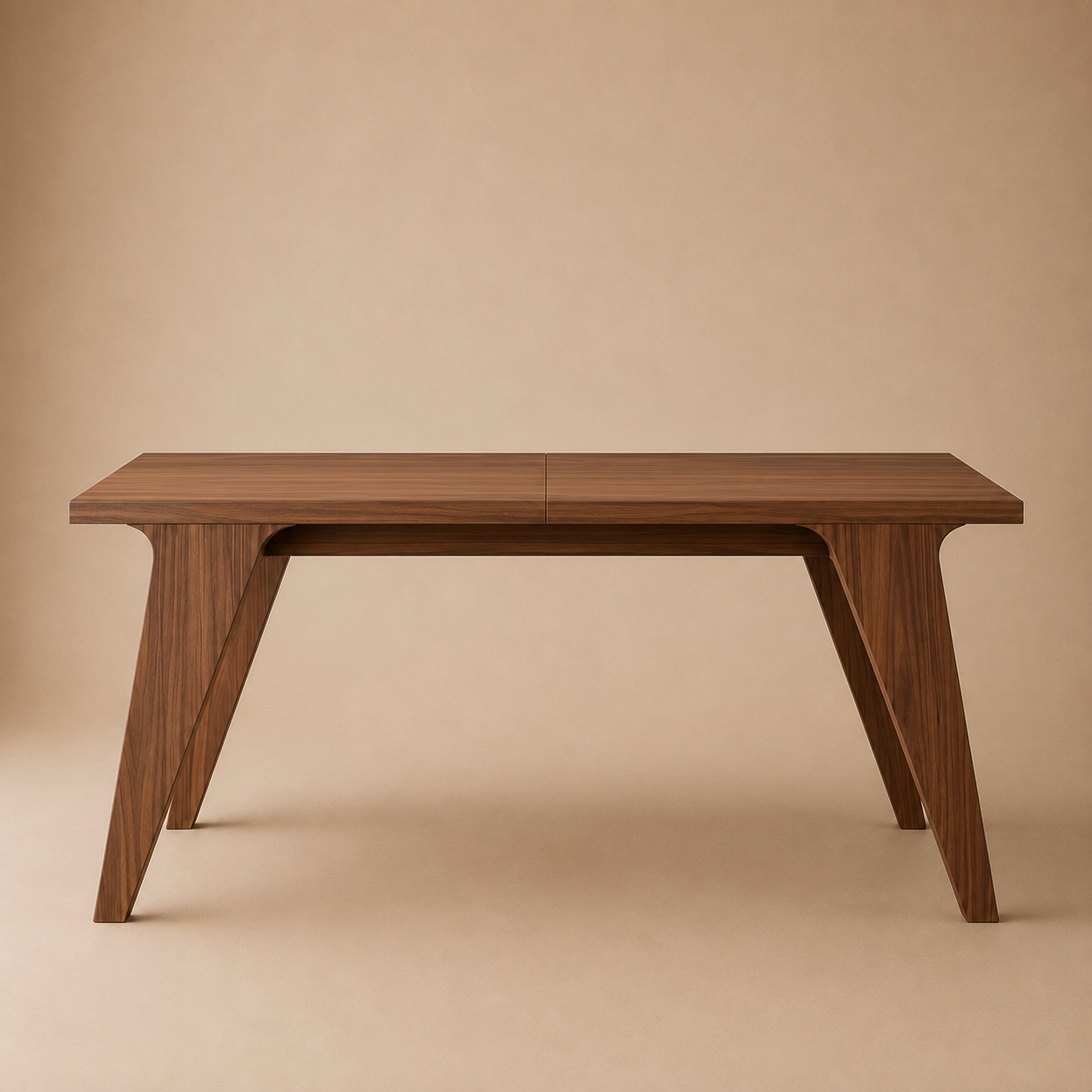 Harja Rect — Solid Walnut Extendable Dining Table