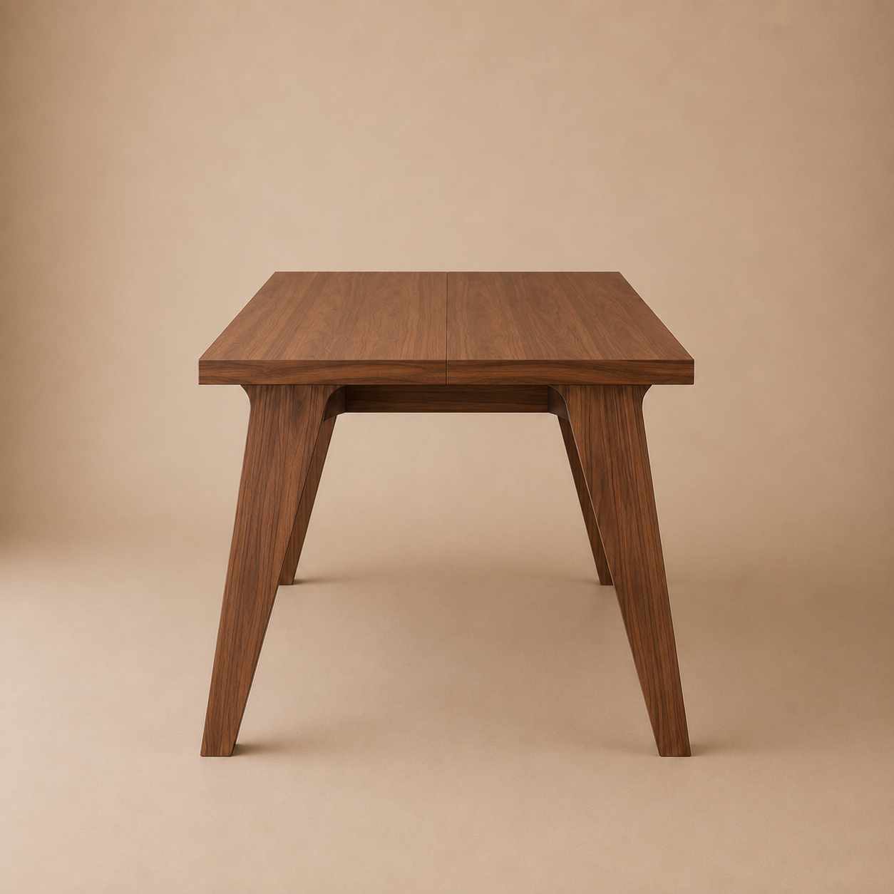 Harja Rect — Solid Walnut Extendable Dining Table