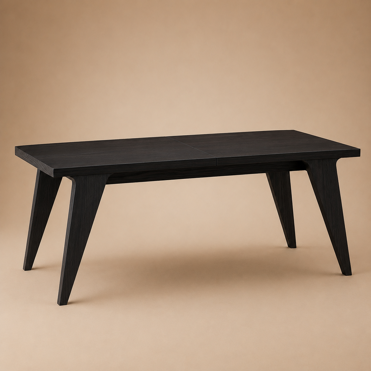 Harja Rect — Solid Walnut Extendable Dining Table