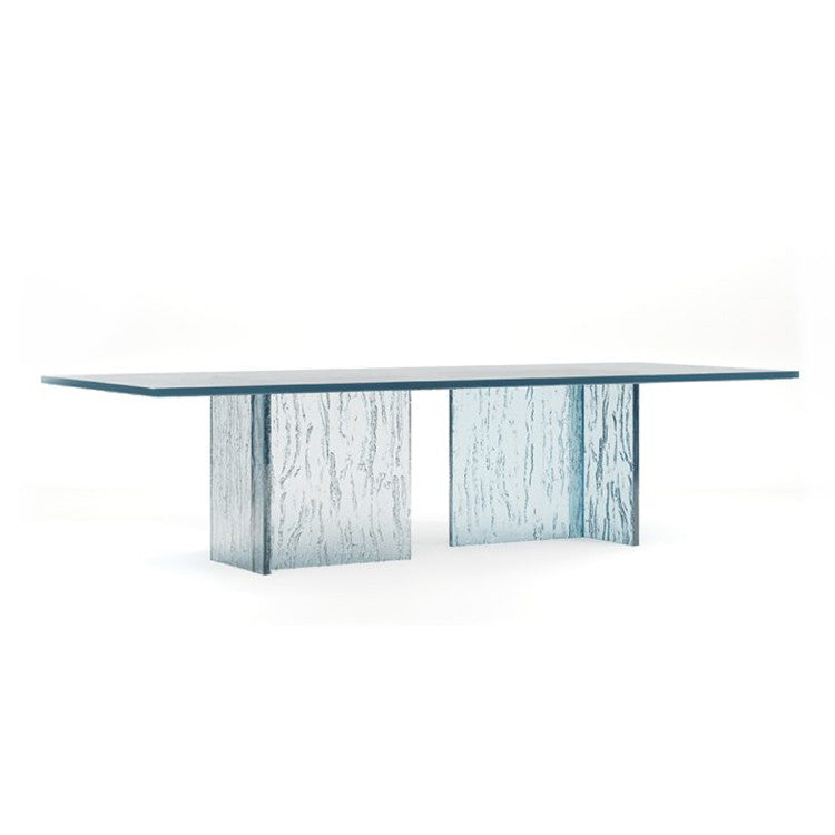 Kulta Rect — Cast Brass Sculptural Monolith Dining Table