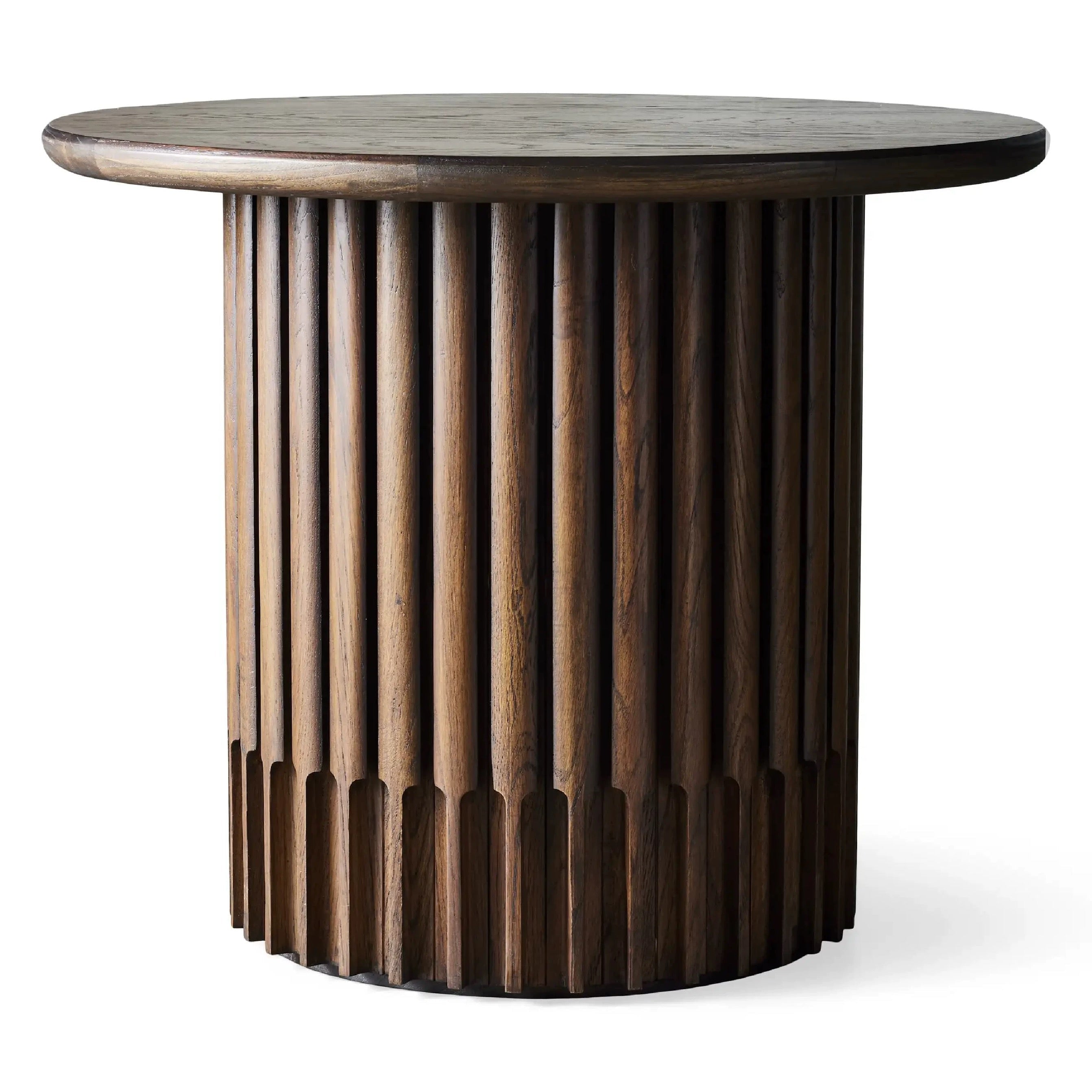 Modern Oval Wood End Table | HLMBN102 - Tables