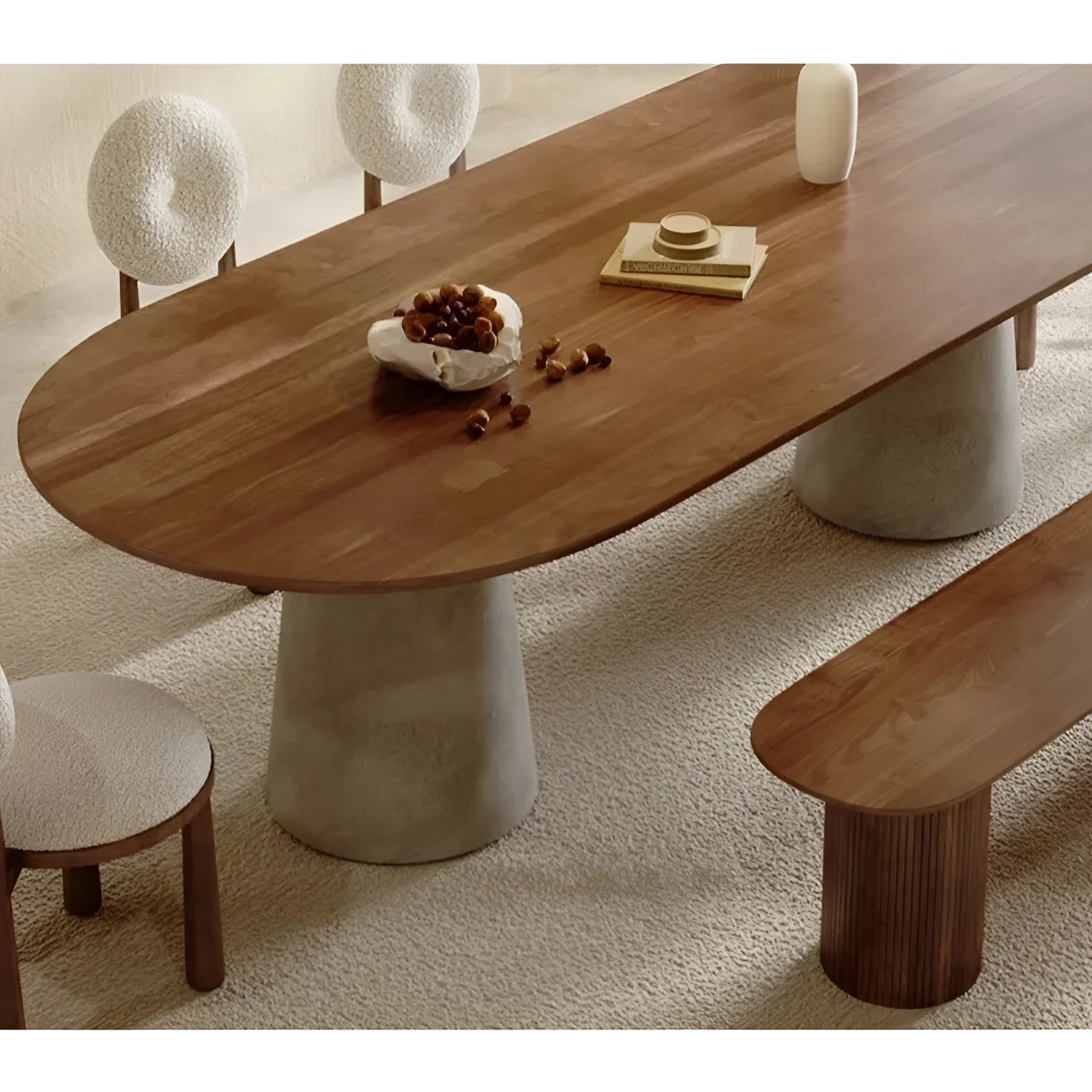 Monolith Solid Wood Dining Table Design | HLM8785LK - Tables