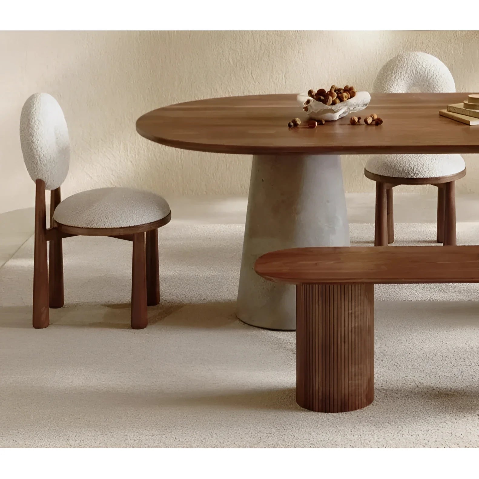 Monolith Solid Wood Dining Table Design | HLM8785LK - Tables