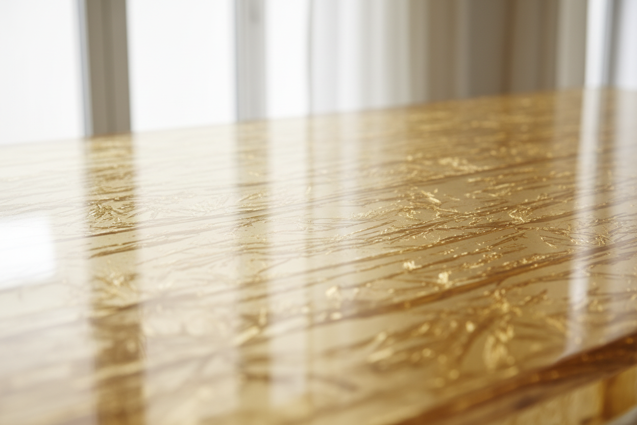 Kulta Rect — Cast Brass Sculptural Monolith Dining Table