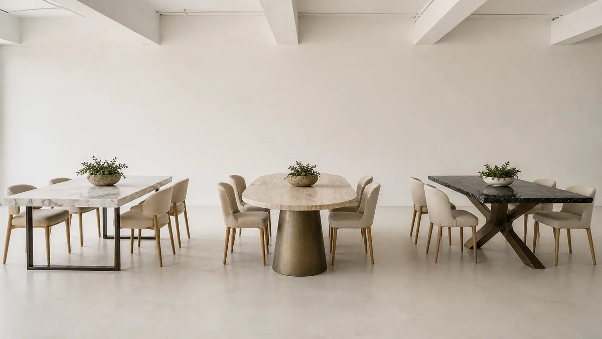 Leg vs. Pedestal Sculptural Base: Which Works for Your Space?
