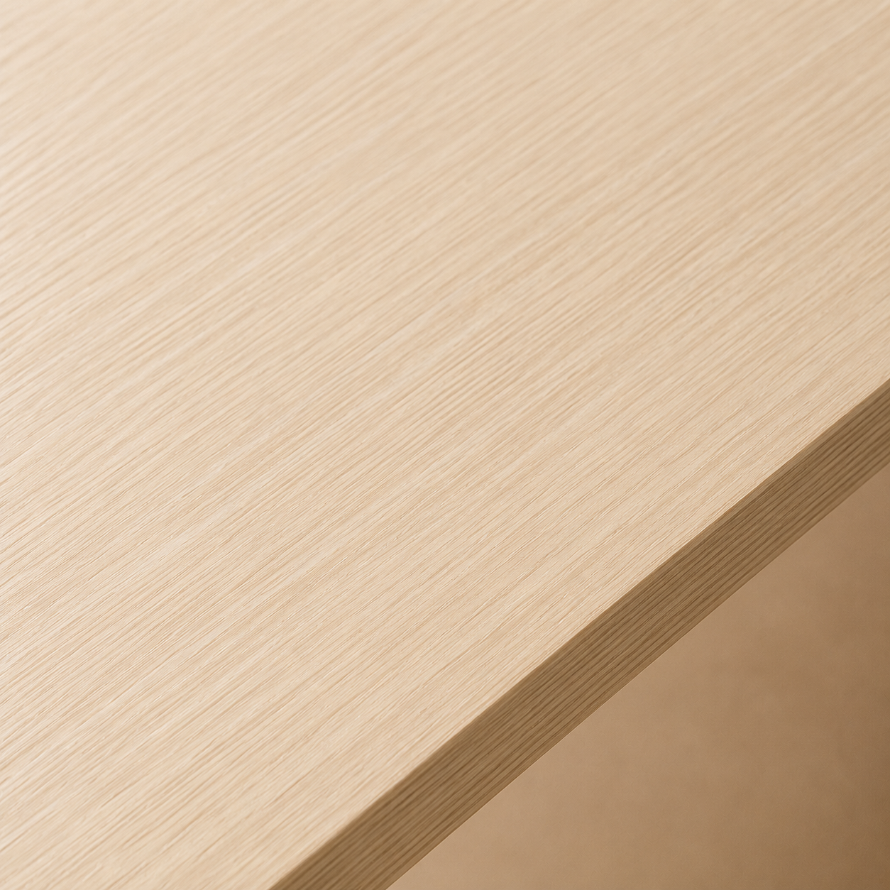 Kaari Rect — Solid Ash Portal-Base Dining Table