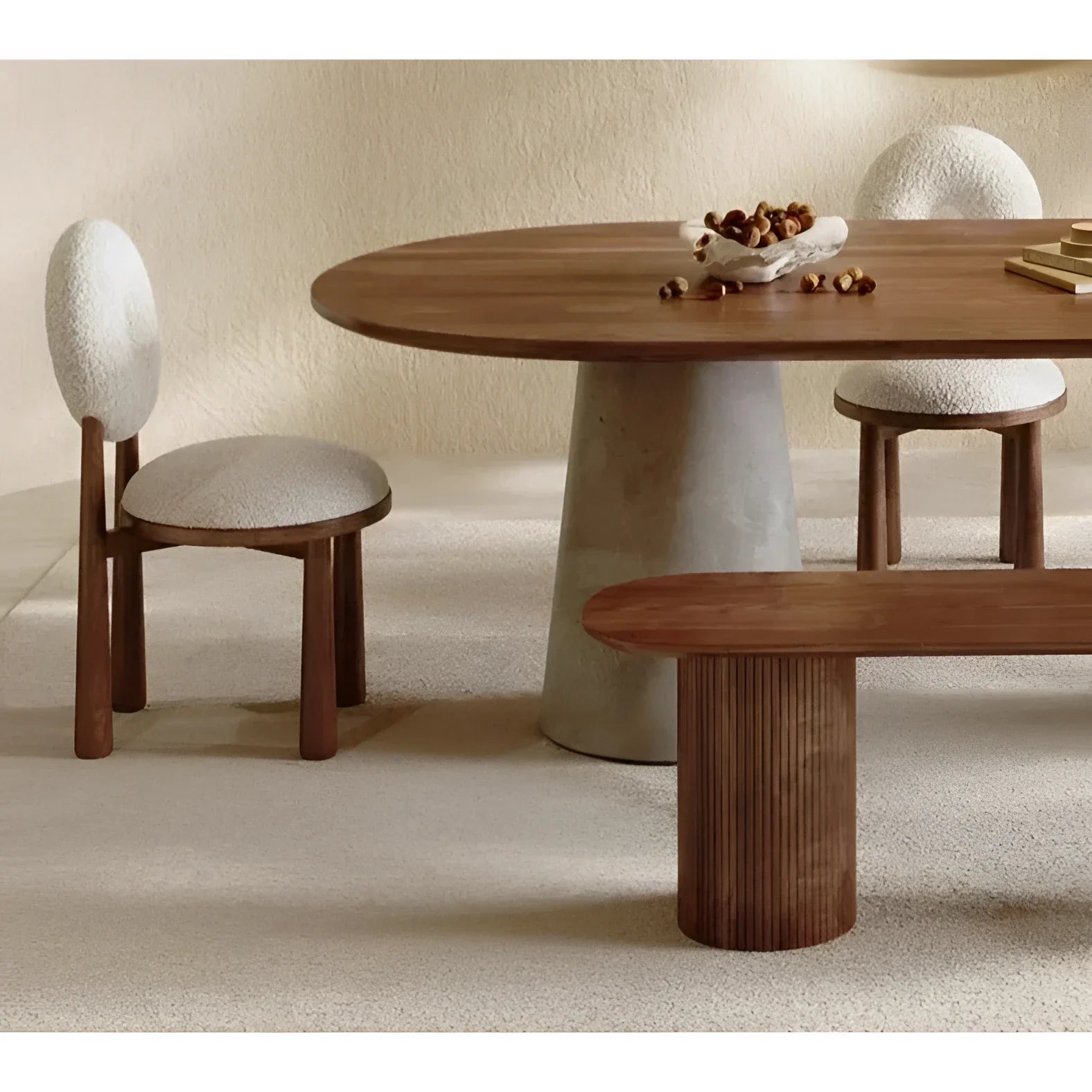 Monolith Solid Wood Dining Table Design | HLM8785LK - Tables