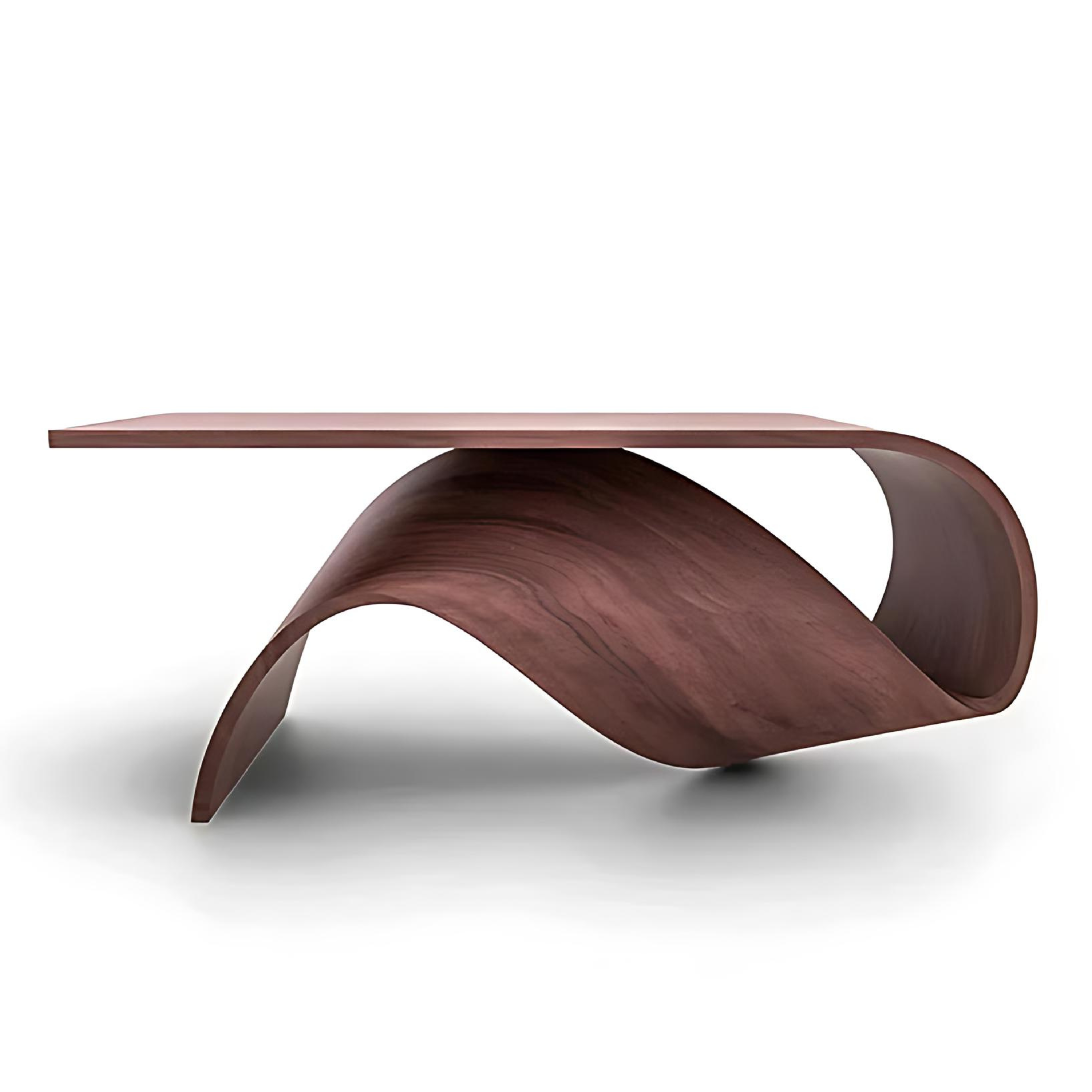 Sculptural Coffee Table in Curved Wood | HLMPK010 - Tables